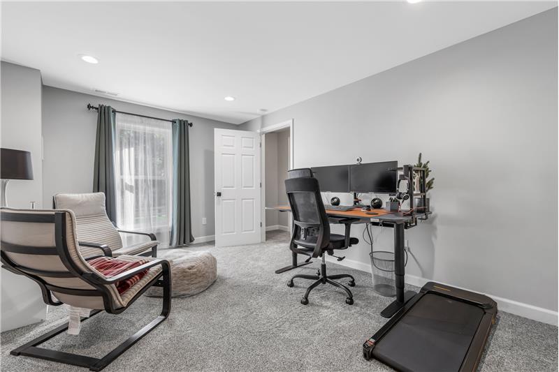 Bedroom #4 has a big bright window