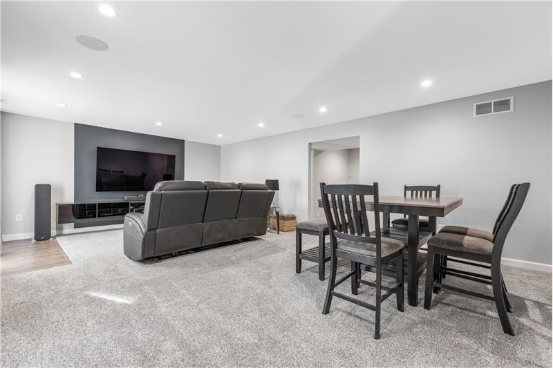 Professionally finished Lower Level in 2023