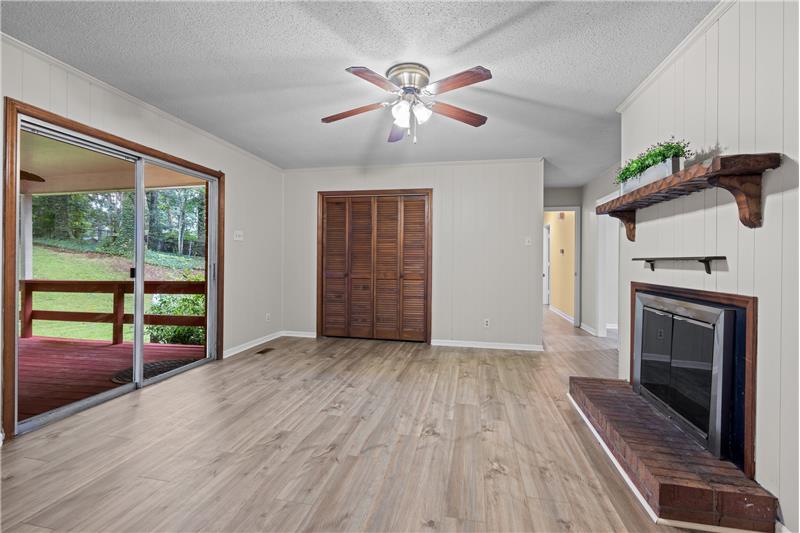 Family Room With View to the Outside