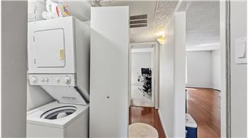 Stack washer and dryer included