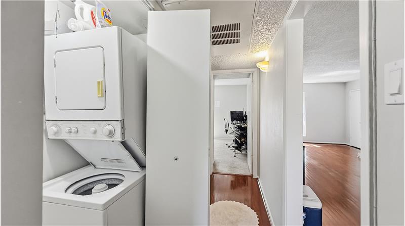 Stack washer and dryer included