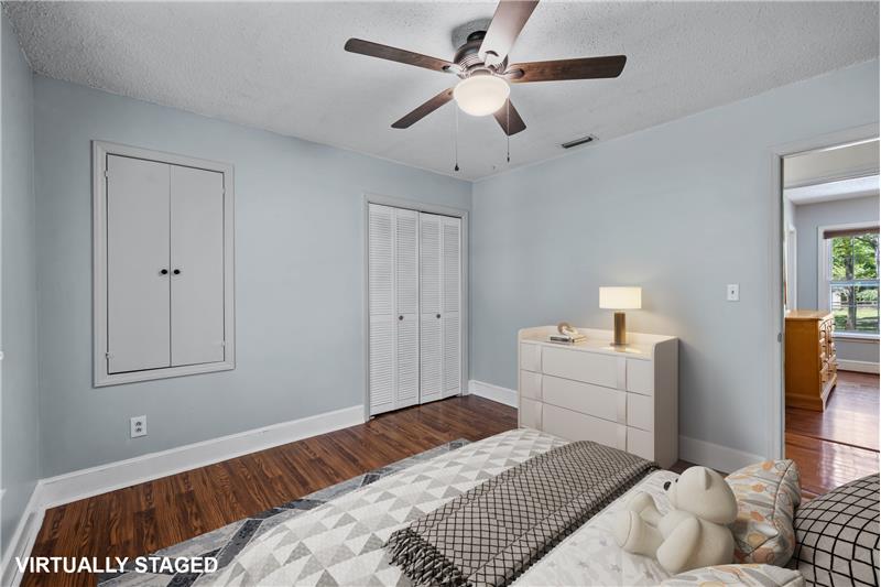 One of three additional bedrooms