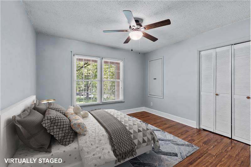 One of three additional bedrooms
