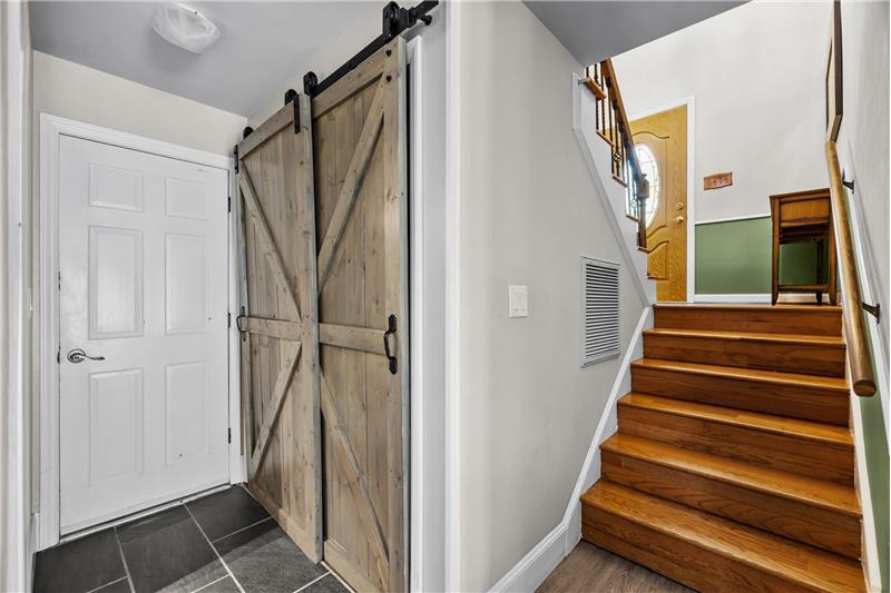 Stairs leading to lower level
