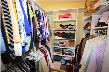 Professionally organized closet