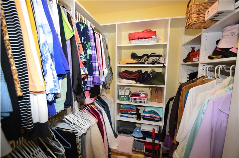 Professionally organized closet