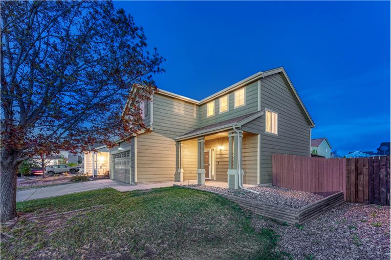 Covered front porch