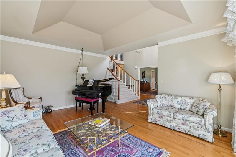 Reverse view of living room