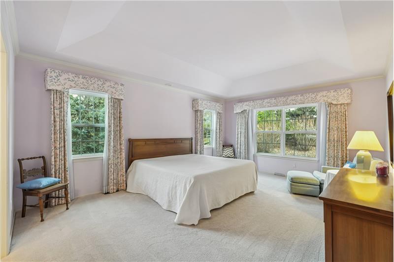 Main-floor primary bedroom