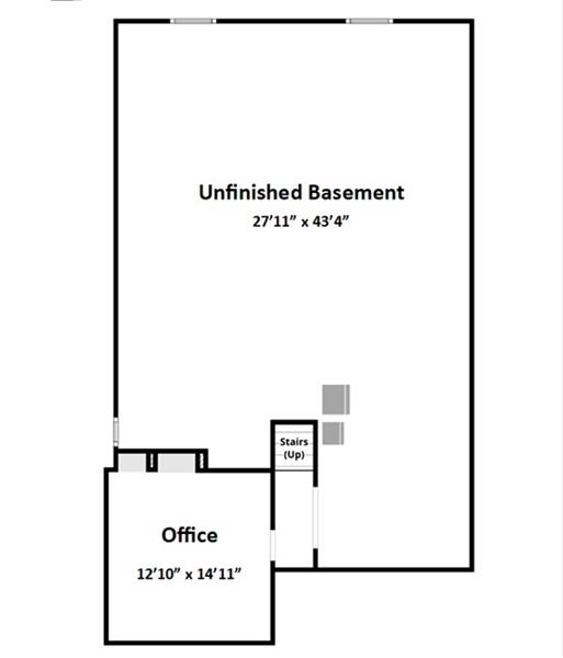 Basement floor plan