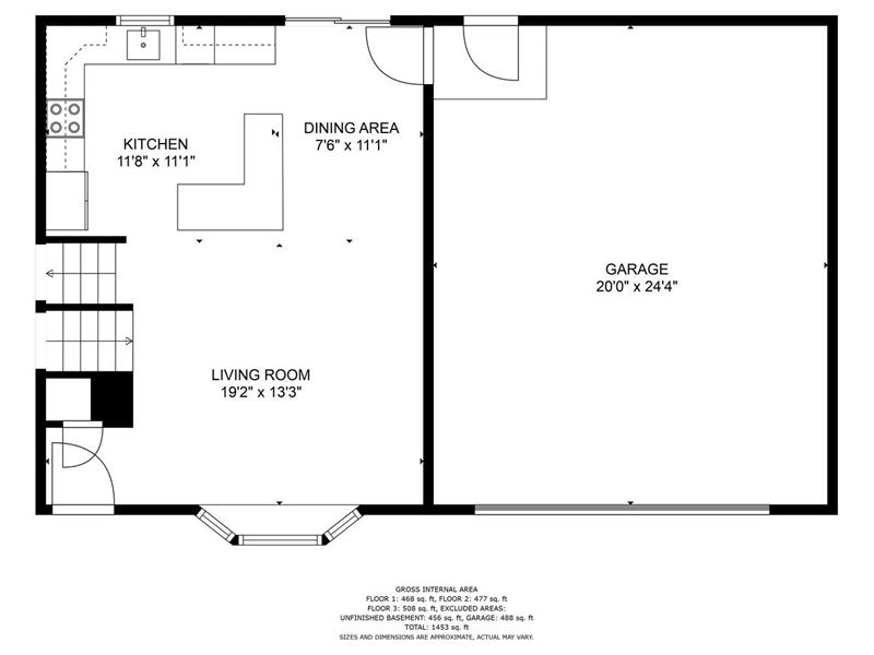 Main Level Floor Plan