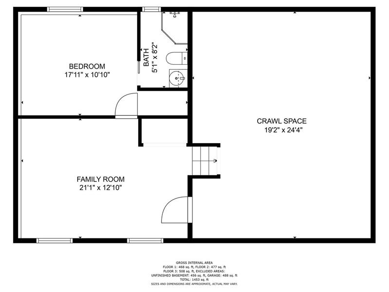 Lower Level Floor Plan