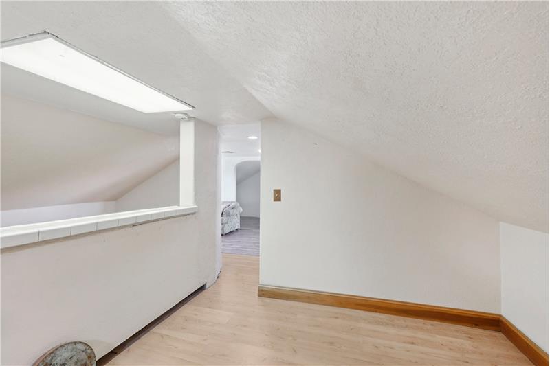 Attic over the garage is finished