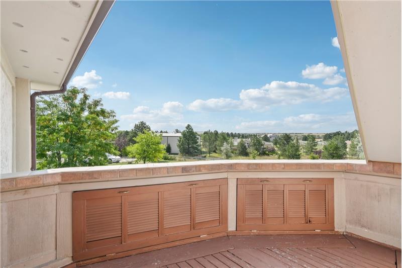 Patio outside east bedroom