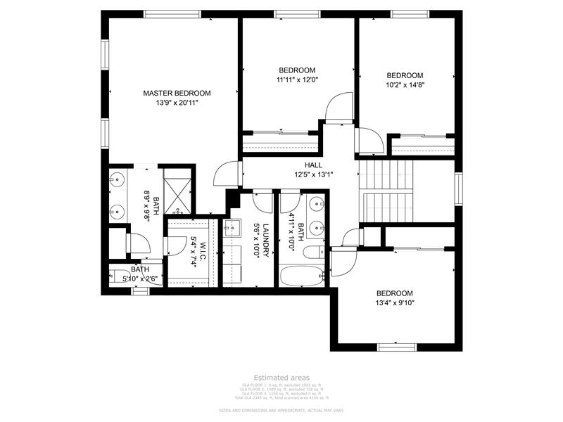 Upper Level Floor Plan
