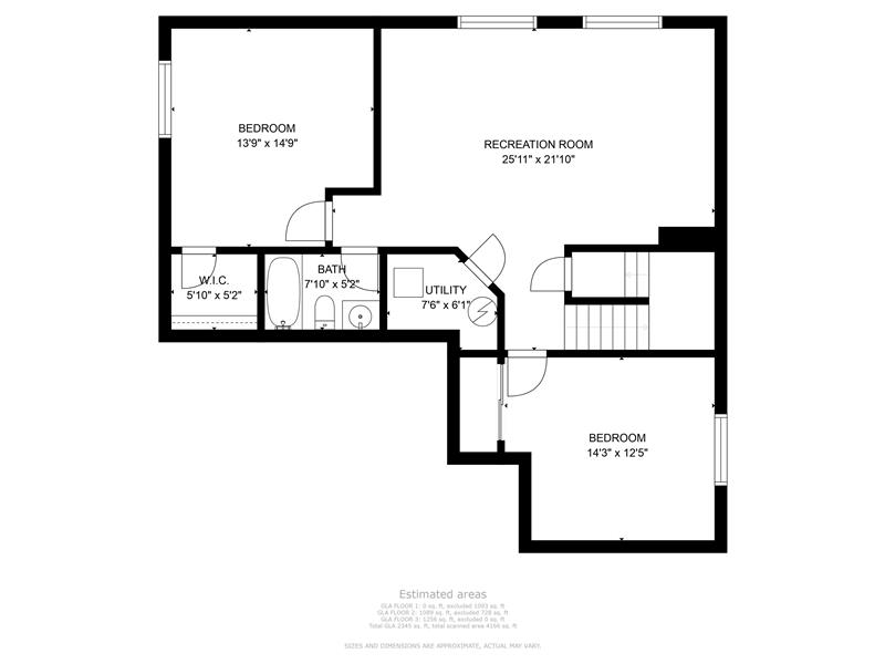 Basement Level Floor Plan