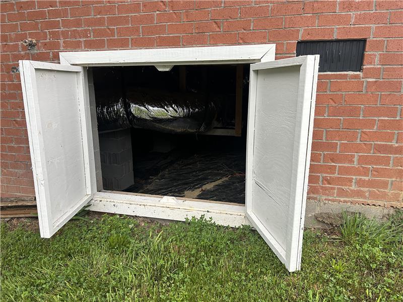 Crawl Space Entrance