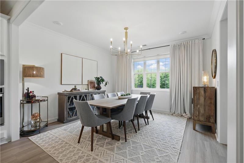 LVP flooring extended to loft and hallway