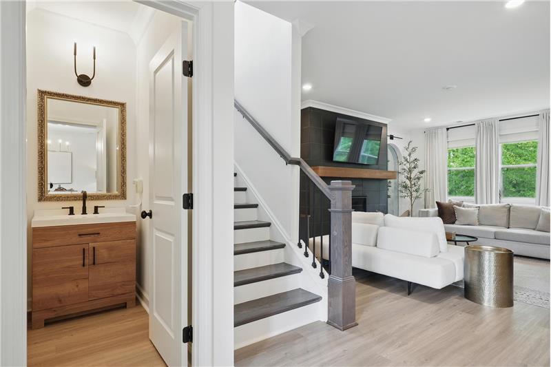 Upgraded Powder Room on main