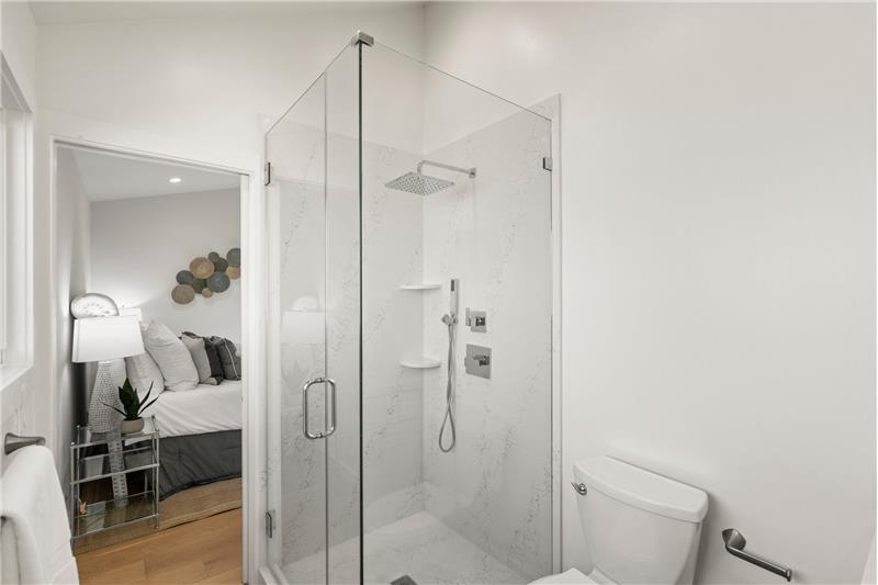 Tall Shower glass enclosure