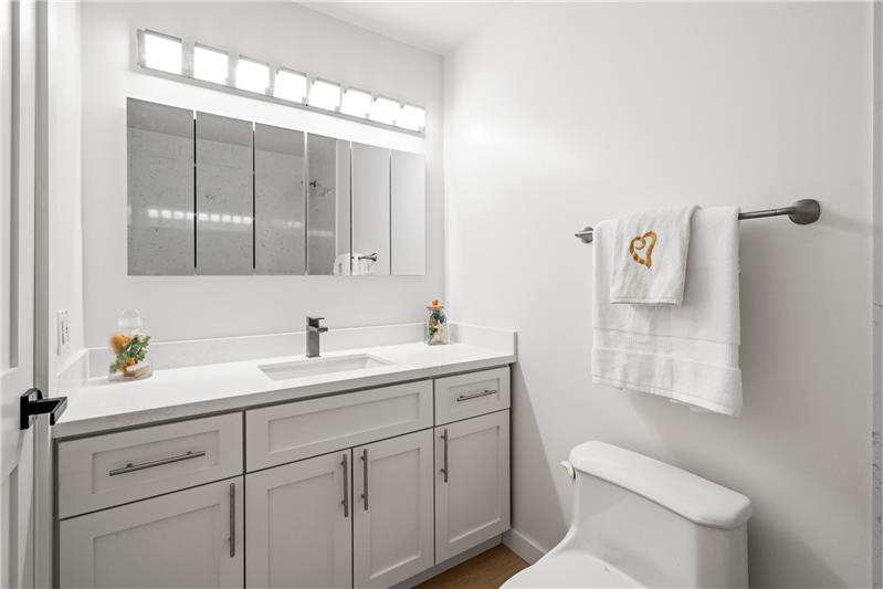 Hall Bathroom - Quartz Counters