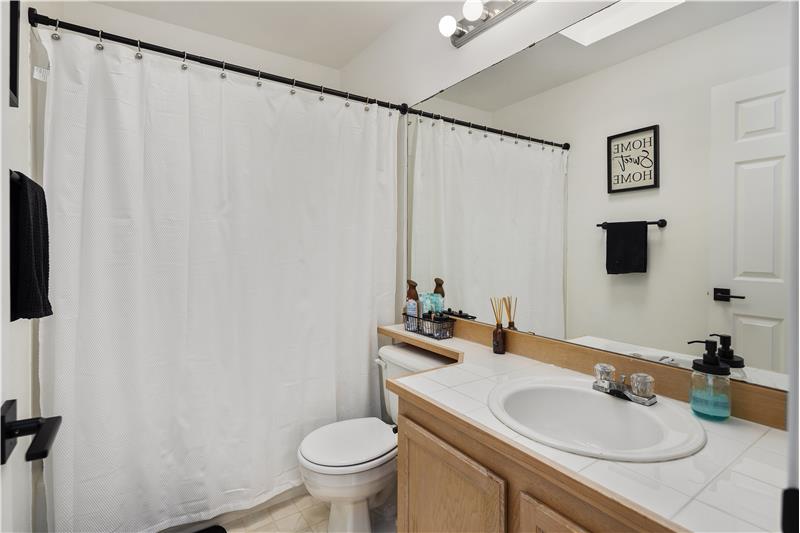Second bathroom upstairs!