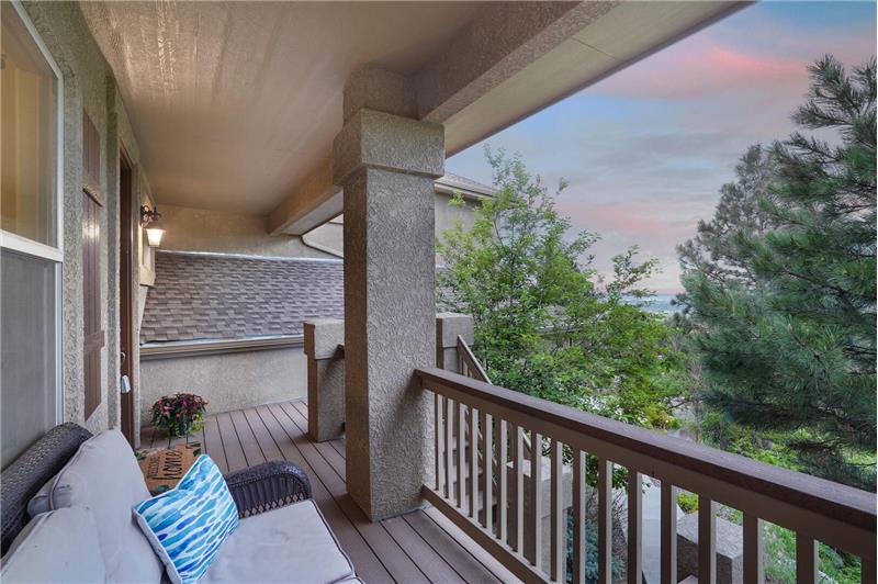 Enjoy Colorado Sunrises from the Covered Front Porch