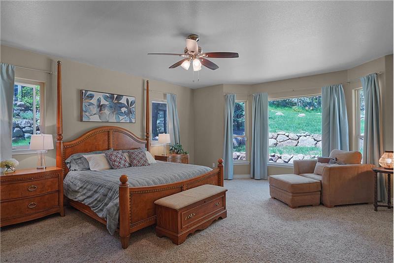 Main Level Master Suite with Sitting Area