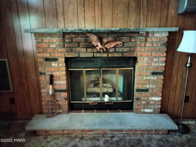 Brick FIreplace