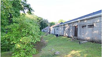 Back of the building