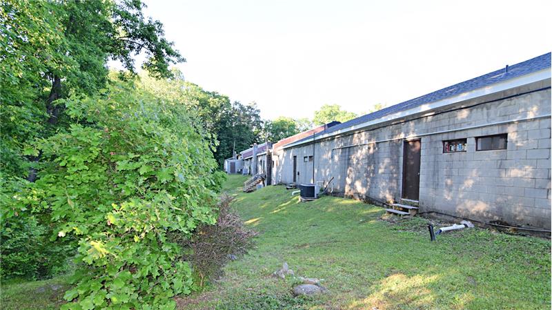 Back of the building