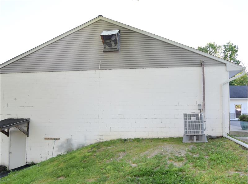 Door to one of the two basements
