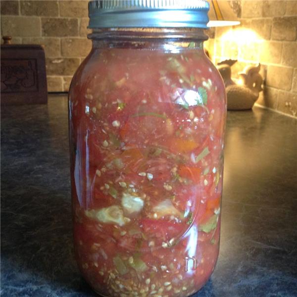 Homegrown, Homemade Red Chipotle Salsa !!