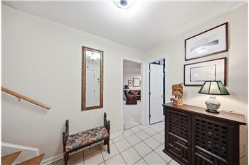 Foyer to this beautiful split level home