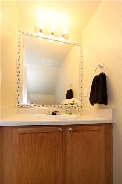 Main level half bath