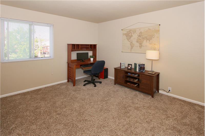 Bedroom 2 currently being used as an office