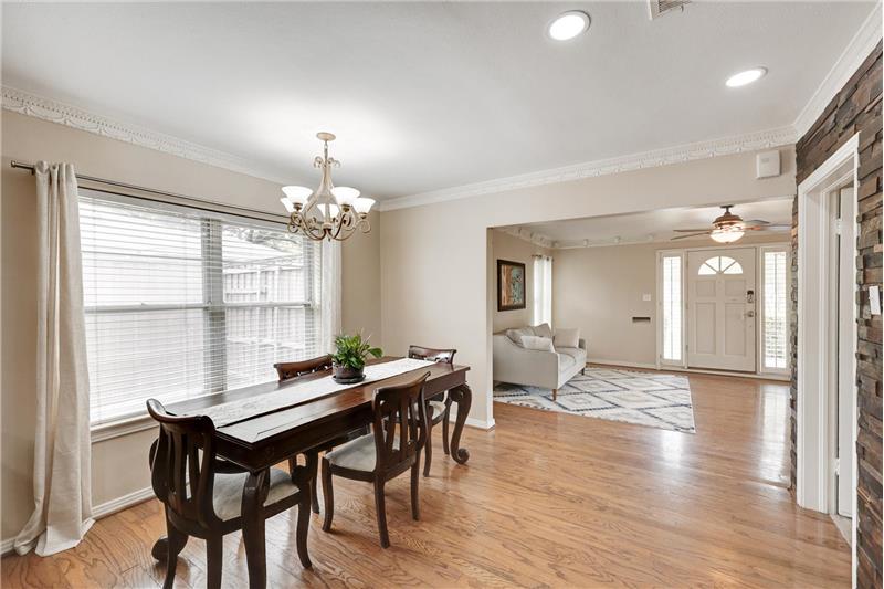 Large breakfast area