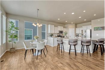 Dining Area and Island Kitchen.