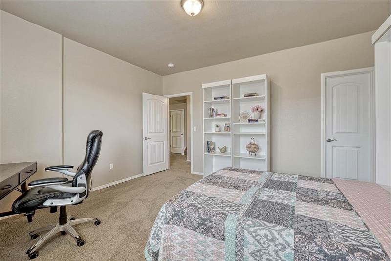 Basement Bedroom #5 offers a walk in closet.