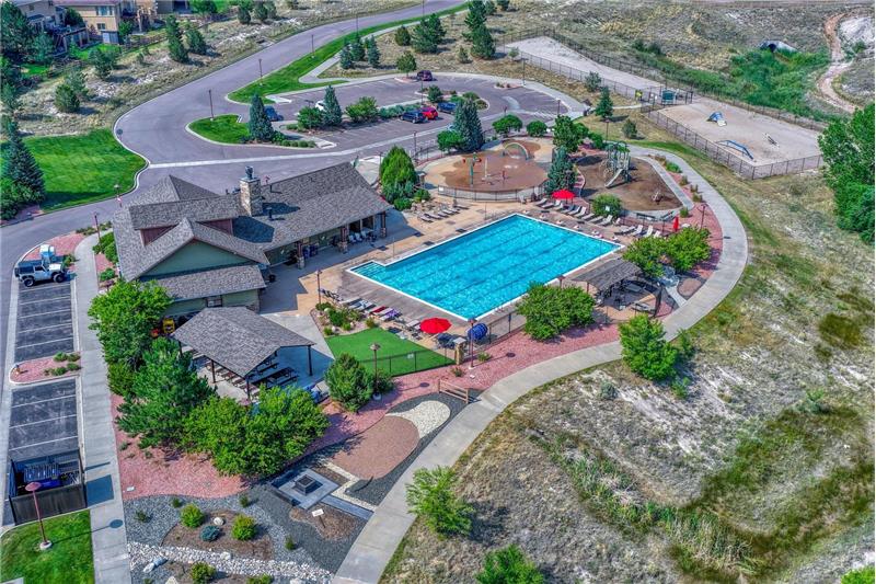 Wolf Ranch pool and splash pad
