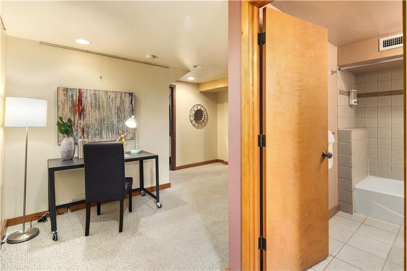 Open Space on Lower Level, used as office space by current owner.