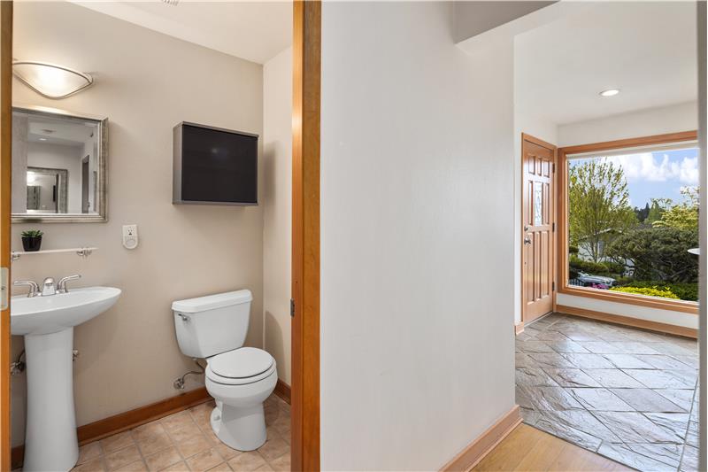 Half Bath on Main, near entrance.