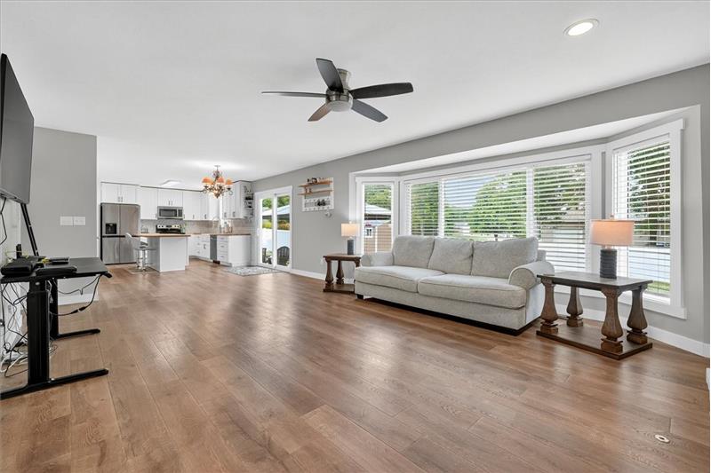 Great room with plenty of light