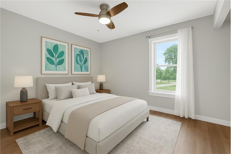 Bedroom 4 virtually staged