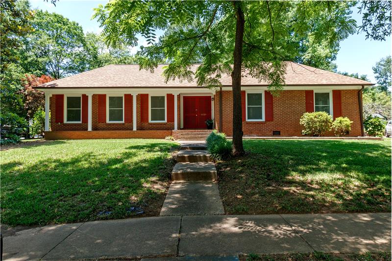 Full brick ranch with brand new roof