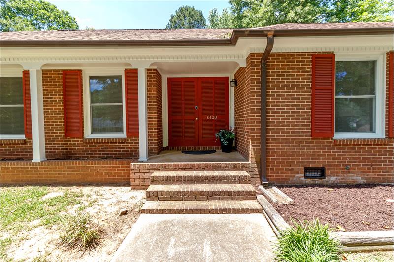 Welcoming front porch