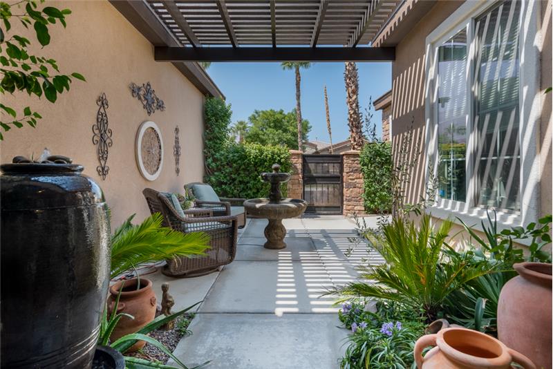 Tranquil entry Courtyard