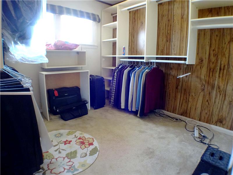 Bedroom used as a closet