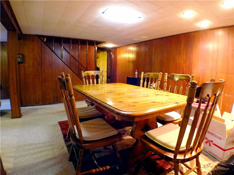 Large space for family meals