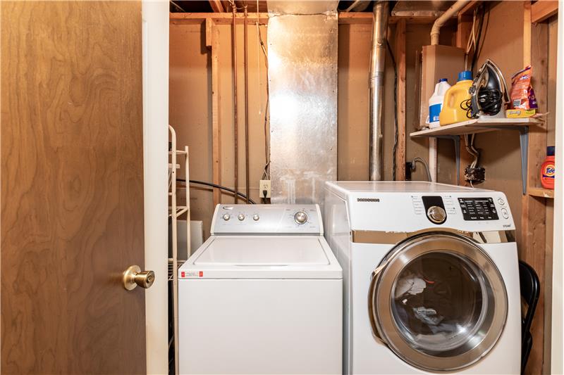 Laundry in basement. -6181 E 96th Pl
